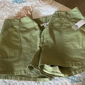 BP Sage Green Women's Cargo Shorts